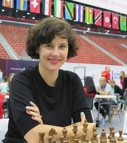Dana Reizniece Ozola, durante la olimpíada