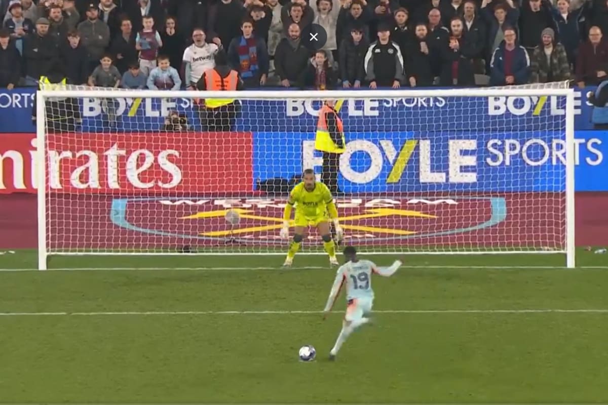 Dango Ouattara la picó, Areola se lo atajó y por este penal fallado, Brentford perdió la definición ante West Ham, por la FA Cup en Inglaterra