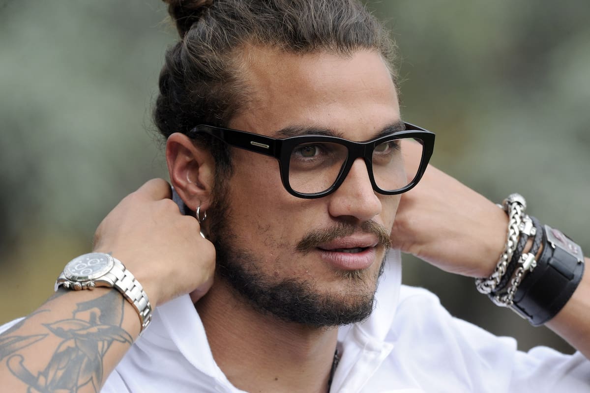 FLORENCE, ITALY - SEPTEMBER 03: Pablo Osvaldo of Italy arrives for a training session at Coverciano on September 3, 2012 in Florence, Italy. (Photo by Claudio Villa/Getty Images)
