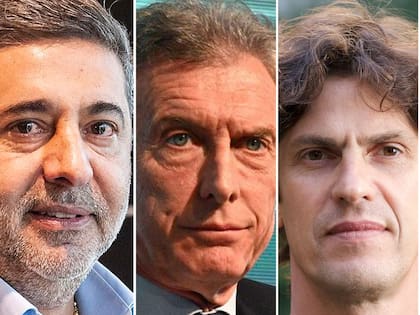 Daniel Angelici, Mauricio Macri y Martín Lousteau