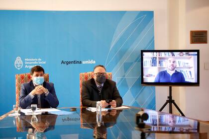 Daniel Arroyo, Matías Kulfas y Martín Guzmán