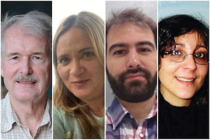 Daniel Balderston, Mariela Blanco, Lucas Adur y Sylvia Saítta, en las jornadas marplatenses dedicadas a los estudios borgeanos