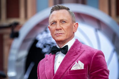 Daniel Craig en el estreno mundial de Sin tiempo para morir, en 2021