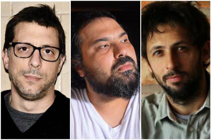 Daniel De Leo, Martín Sancia Kawamichi y Leandro Surce, ganadores de los primeros premios en cuento, novela y poesía del Concurso de Letras del FNA
