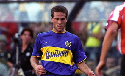 Daniel Fagiani cuando jugaba en Boca.