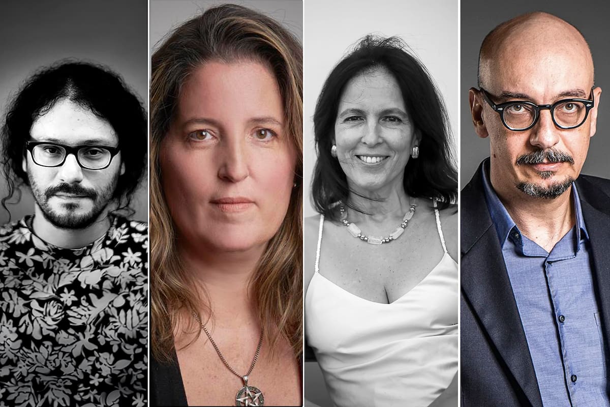 Daniel Ferreira, Agustina Bazterrica, Alina Gadea y Sérgio Rodrigues