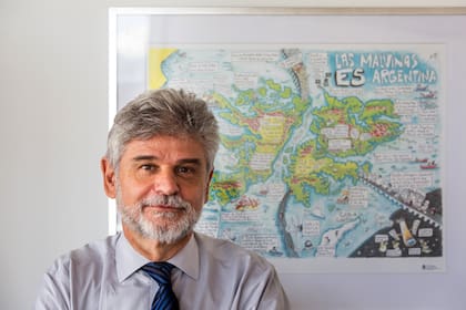 El secretario de Malvinas, Antártida y Atlántico Sur, Daniel Filmus, impulsa los proyectos del oficialismo en el Congreso
