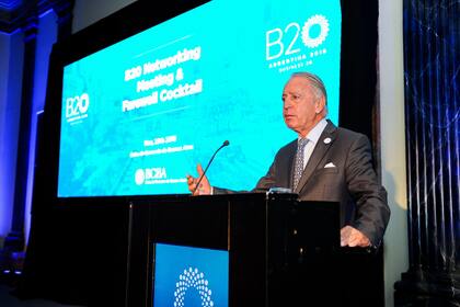 Daniel Funes de Rioja, presidente del B-20