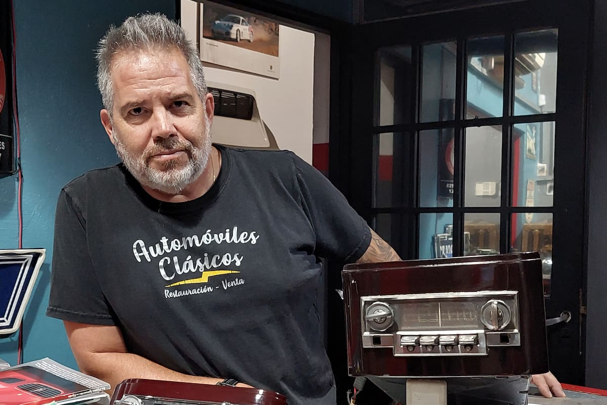 Daniel Galeano, fundador de Antique radios