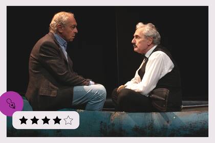 Daniel Goglino y Marcelo Bucossi, en una escena de ¿Qué pasó en todo este tiempo?