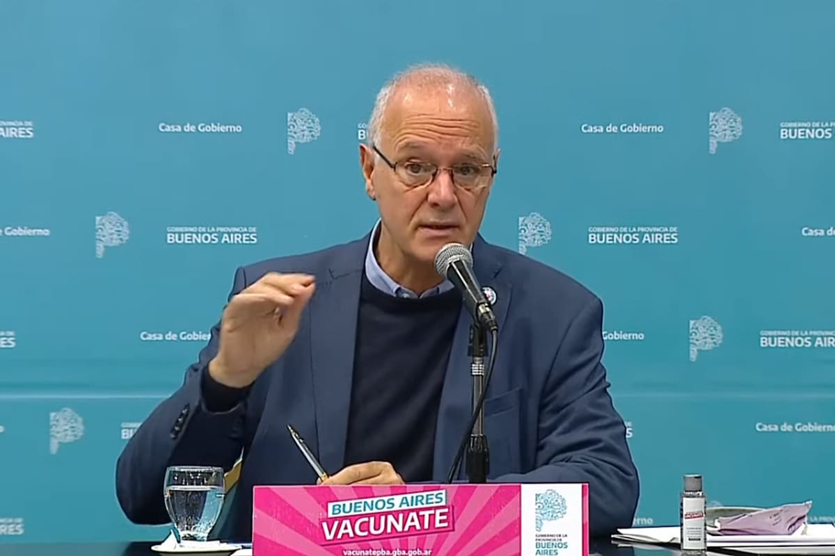 Daniel Gollán da el reporte epidemiológico de la provincia de Buenos Aires