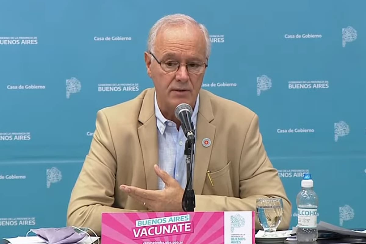 Daniel Gollán. Reporte de casos de la provincia de Buenos Aires