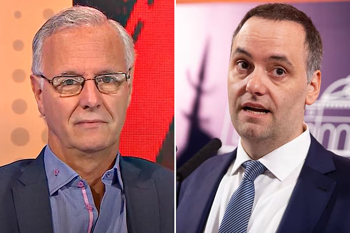 Daniel Gollan y Manuel Adorni