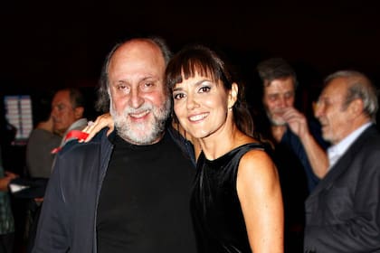 Daniel Grinbank y su pareja, la actriz Andrea Pietra
