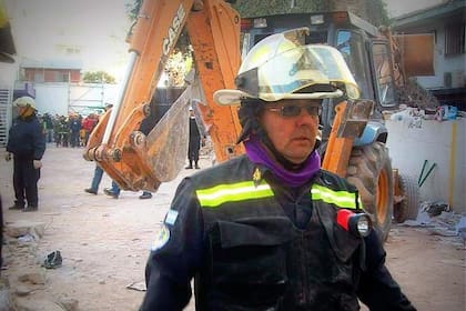 Daniel Montes, el bombero que falleció en un accidente