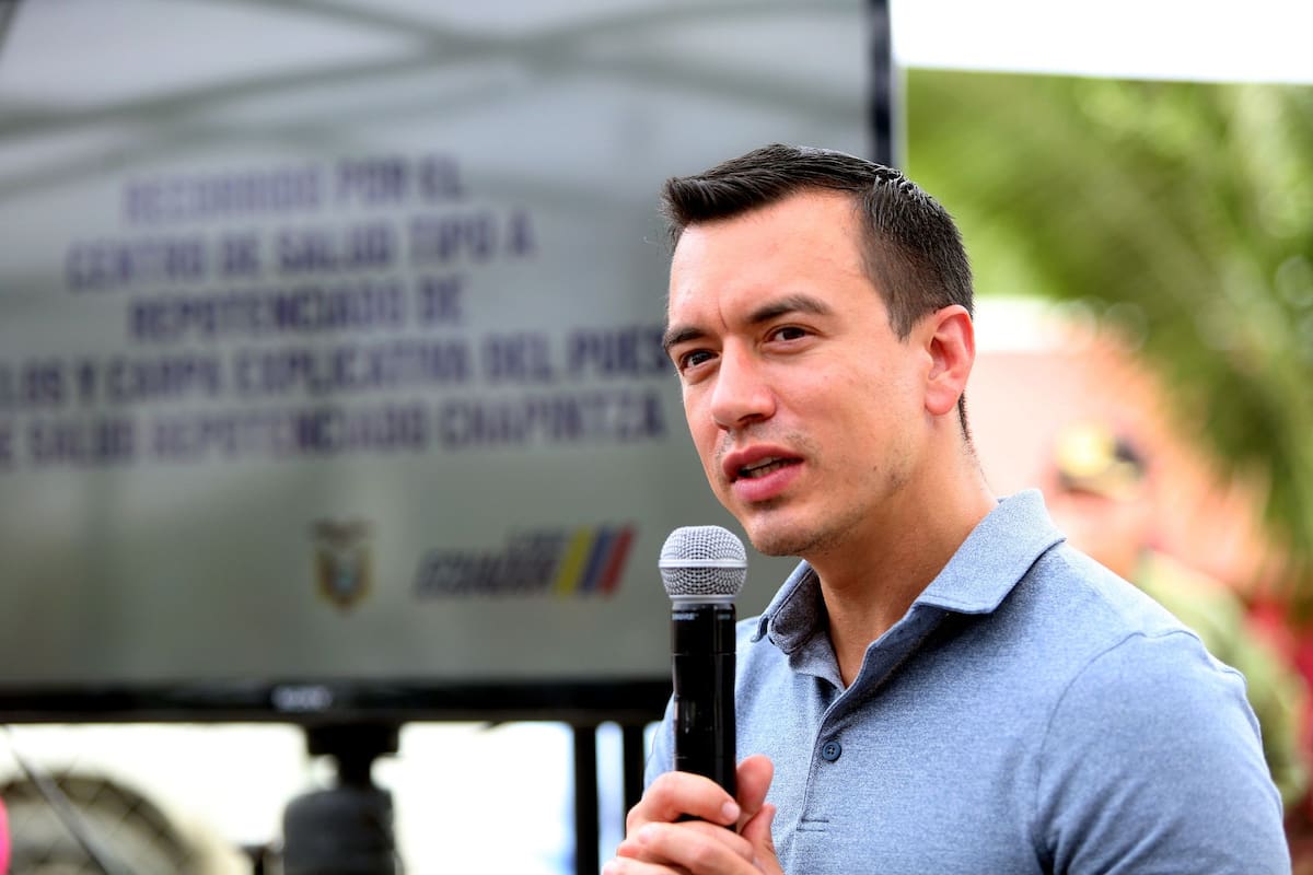 Daniel Noboa, presidente de Ecuador