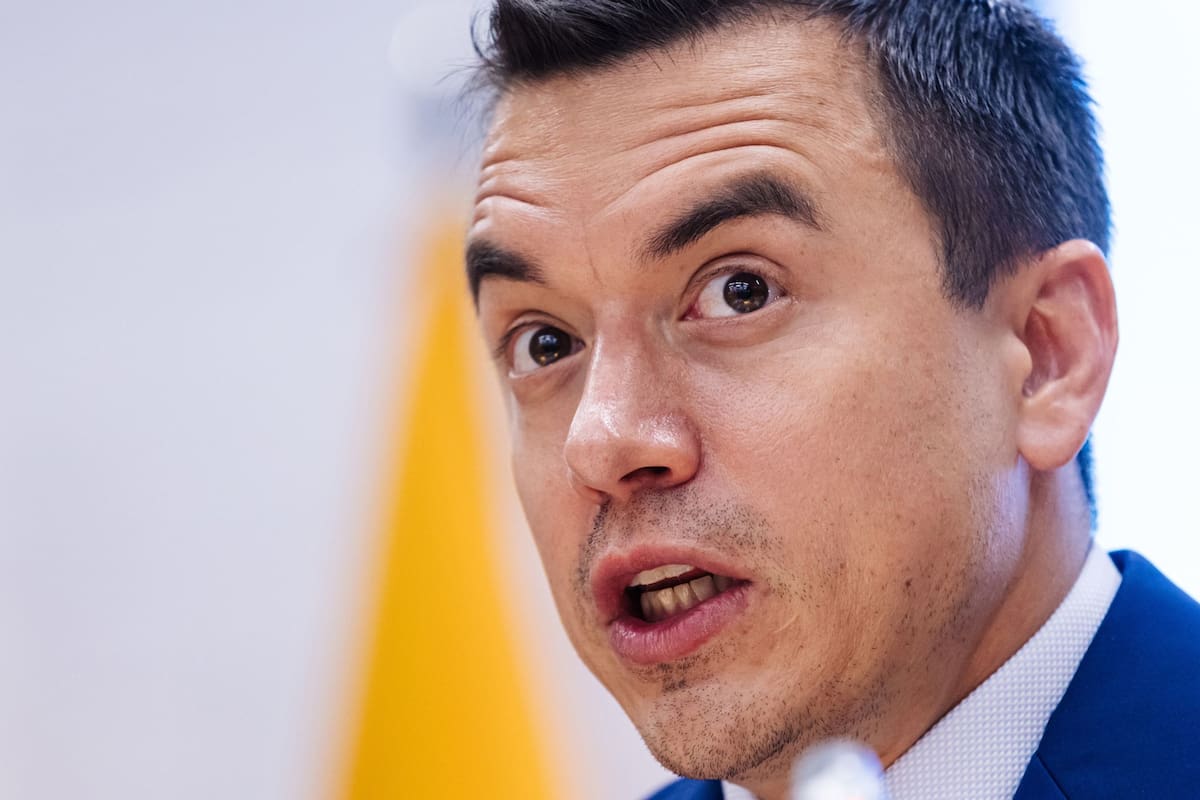 Daniel Noboa, presidente de Ecuador