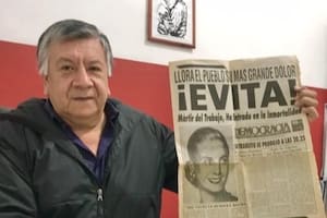 Daniel Núñez tiene 68 años y es un histórico dirigente peronista de Tigre.