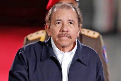 El presidente de Nicaragua, Daniel Ortega, durante la asunción de Nicolás Maduro en Venezuela