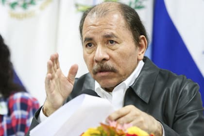 Daniel Ortega en su última aparición pública, el 12 de marzo; el presidente de Nicaragua ordenó que el país continúe con sus actividades normales pese a la pandemia del coronavirus