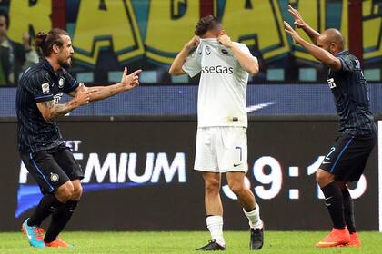 Daniel Osvaldo abrió la cuenta para Inter