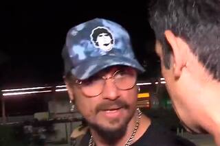La reacción de Daniel Osvaldo cuando le preguntaron por su relación con Daniela Ballester
