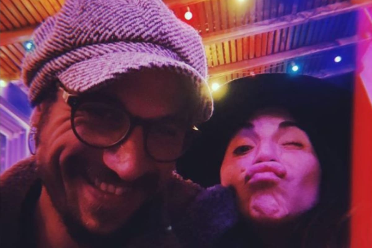 Daniel Osvaldo y Gianinna Maradona juntos