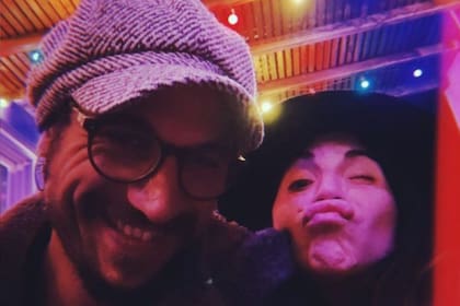 Daniel Osvaldo y Gianinna Maradona juntos