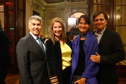 Daniel Ozán, Andrea O’Farrell de Ballester, Magdalena Demaría de Santamarina y Ramón Santamarina.