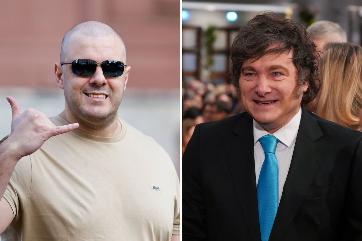 Daniel Parisini en Casa Rosada y Javier Milei