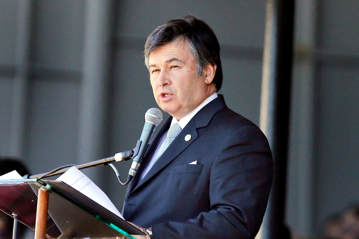 Daniel Pelegrina durante el acto oficial de apertura de La Rural