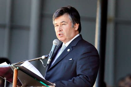 Daniel Pelegrina durante el acto oficial de apertura de La Rural