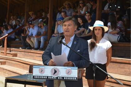 Daniel Pelegrina en la Exposición Rural, Feria Ganadera y Muestra Industrial en Junín de los Andes