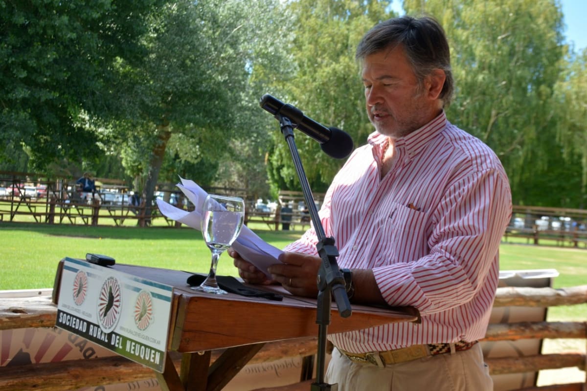 Daniel Pelegrina, presidente de la Rural en Junín de los Andes: "