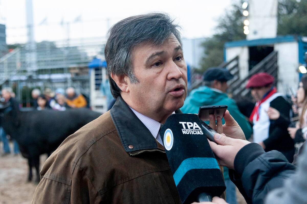 Daniel Pelegrina, presidente de la Rural. Estará en la asamblea en Río Cuarto