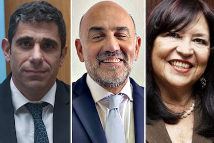 Daniel Petrone, Diego Barroetaveña y Ana María Figueroa