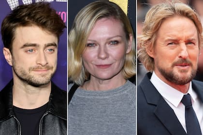 Daniel Radcliffe , Kirsten Dunst y Owen WIlson, tres actores que atravesaron momentos oscuros en sus vidas