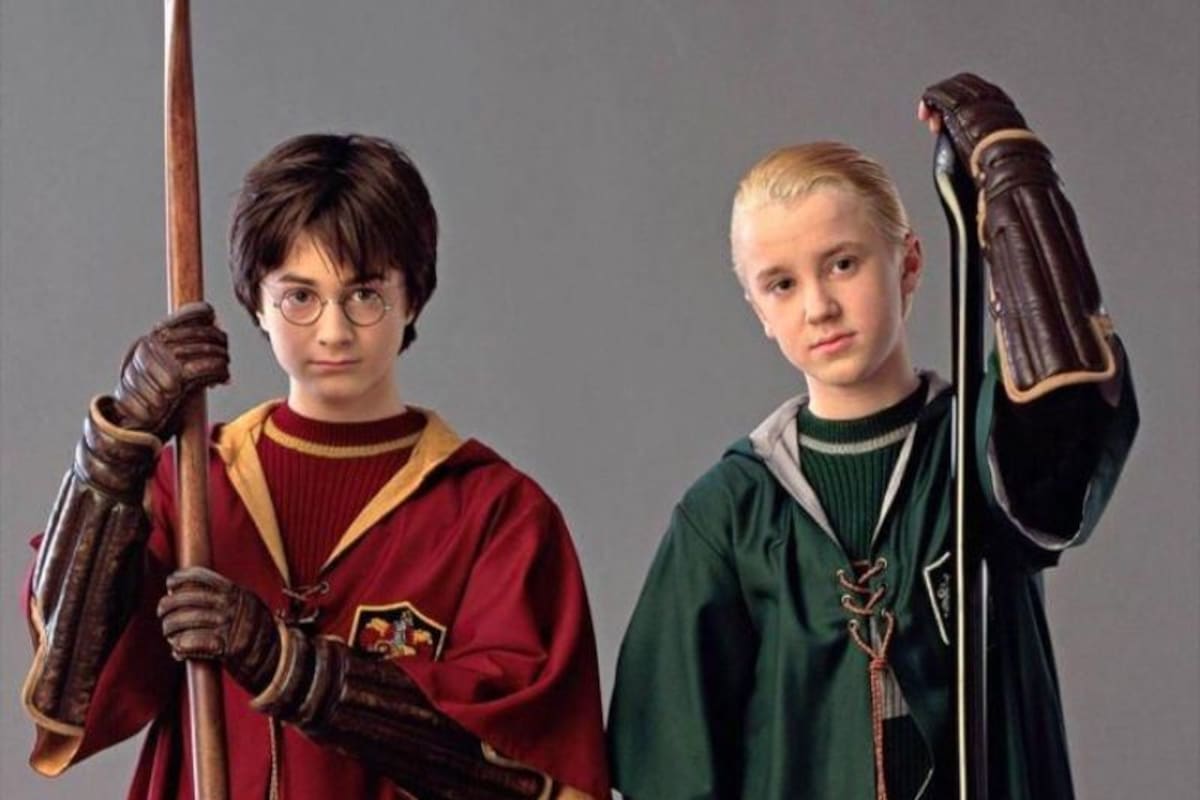 Daniel Radcliffe y Tom Felton se encontraron en una proyección en Nueva York