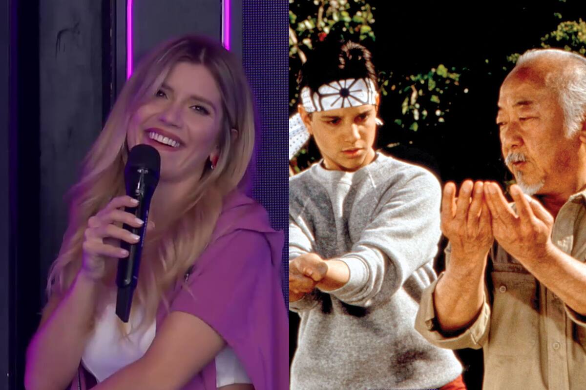 Daniel San y el Señor Miyagui sorprendieron a todos en Bienvenidos a Bordo (Archivo)