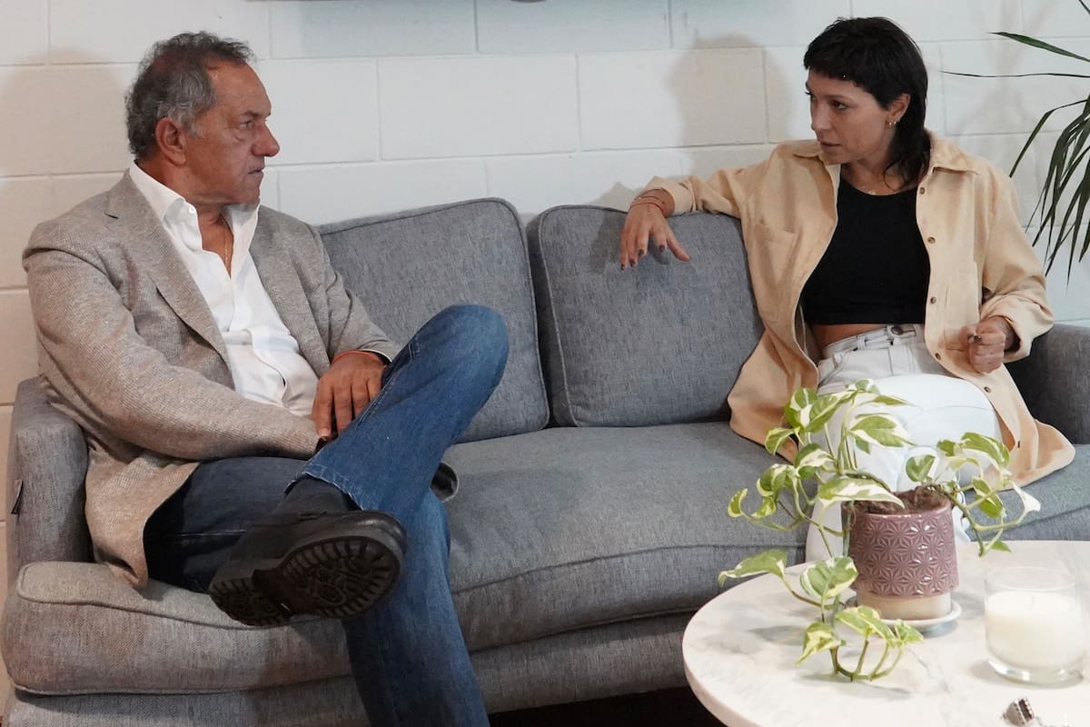 Daniel Scioli y Mayra Mendoza