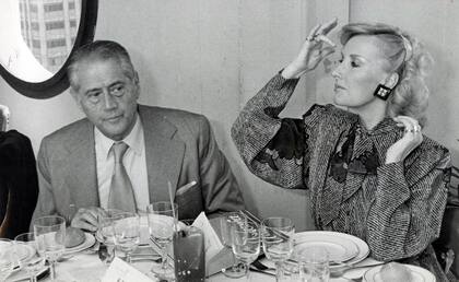 Daniel Tinayre, su esposo, fue uno de los invitados al primer almuerzo de Mirtha Legrand de hace exactamente 55 años