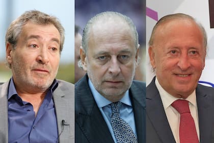 Daniel Vila, José Luis Manzano y Mauricio Filiberti.