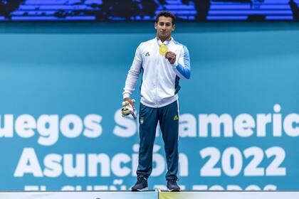 Daniel Villafañe, en gimnasia artística, se llevó la única medalla de oro para la Argentina este viernes