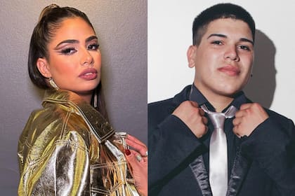 Daniela Celis acompaña de manera incondicional a su expareja (Foto: Instagram/@danielacelis01 @thi4go_km)