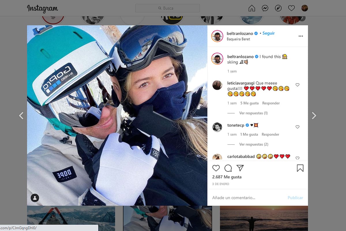 Daniela, hija del ex jugador Luis Figo, está en pareja con un familiar del Rey de España