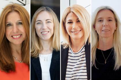 Daniela Mora Simoes (Omint), Paula Altavilla (Schneider), Sofía Vago (Accenture) y Gabriela Renaudo (Visa) explicaron su visión sobre el liderazgo femenino en un encuentro organizado por IDEA