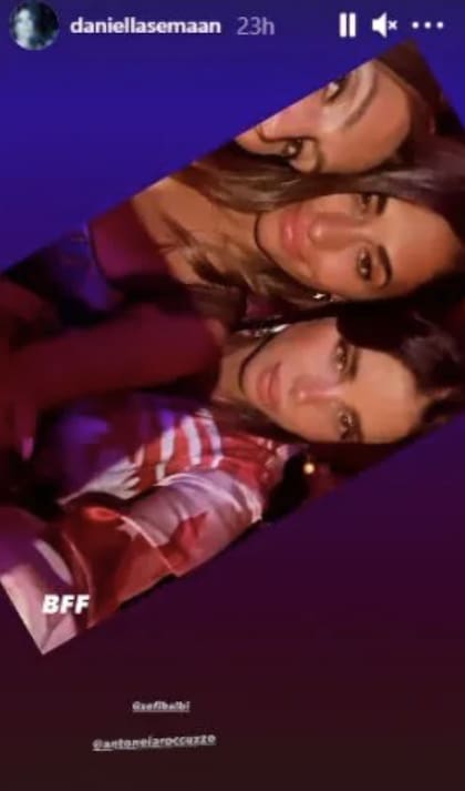 Daniela Semaan compartió una instantánea junto a Antonela Roccuzzo y una amiga