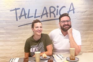 Daniela Tallarico y Damián Betular se hicieron amigos trabajando juntos