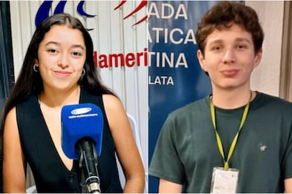Daniela Victoria Barrios y Gastón Díaz fueron seleccionados ente los 50 candidatos a ganar el Global Student Prize 2025