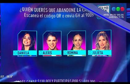 Daniela y Julieta encabezan la placa de nominación